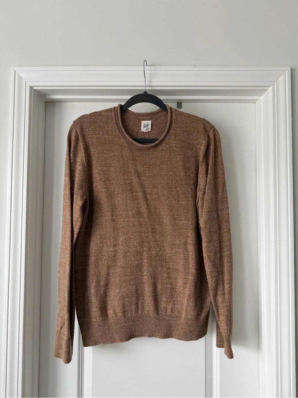 GAP Men's Rollneck Crewneck Sweater - Brown
